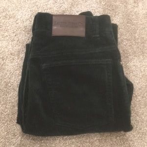 Size 4 green Corduroy polo ralf lauren pants